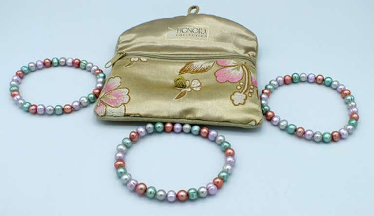 Trio of Bracelets and Fancy Clutch