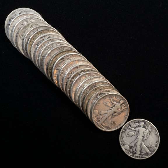 23  Assorted Walking Liberty Halves