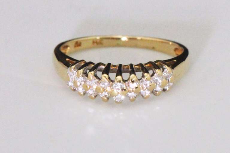 Bright Diamond Cocktail Ring in 14k