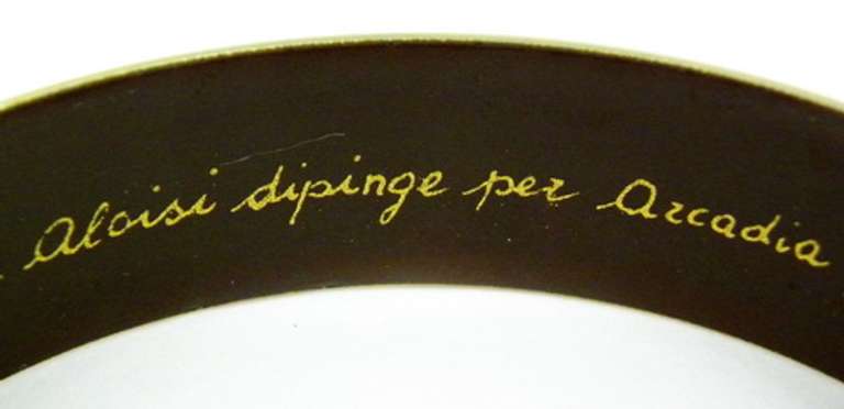 Arcadia Enameled Bangle Bracelet