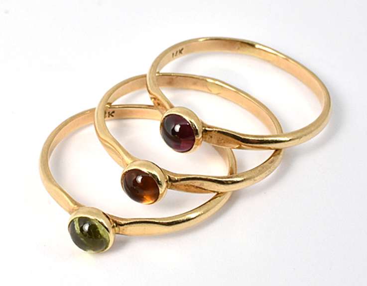 Set of Stacking Stone Rings