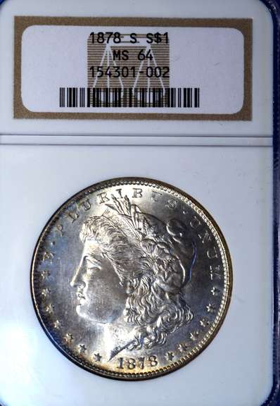 1878-S MS64 Morgan Silver Dollar