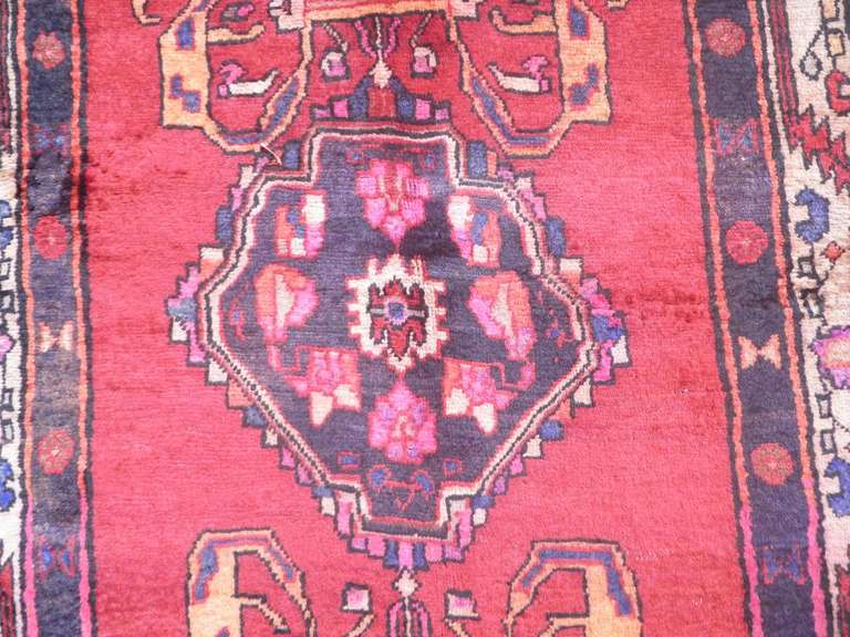 Semi Antique Persian Hamedan 12.8x3.7