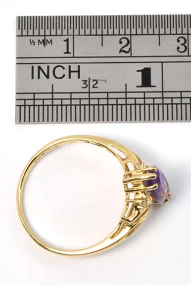 Pleasing Marquise Amethyst Ring