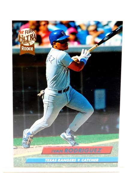 Juan Rodriquez, Rangers 1992 Rookie Baseball Card