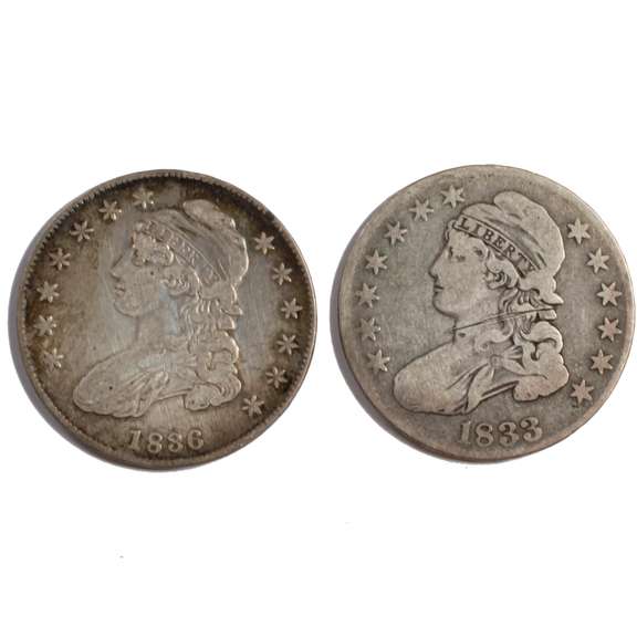 1833 1836 Bust Halves