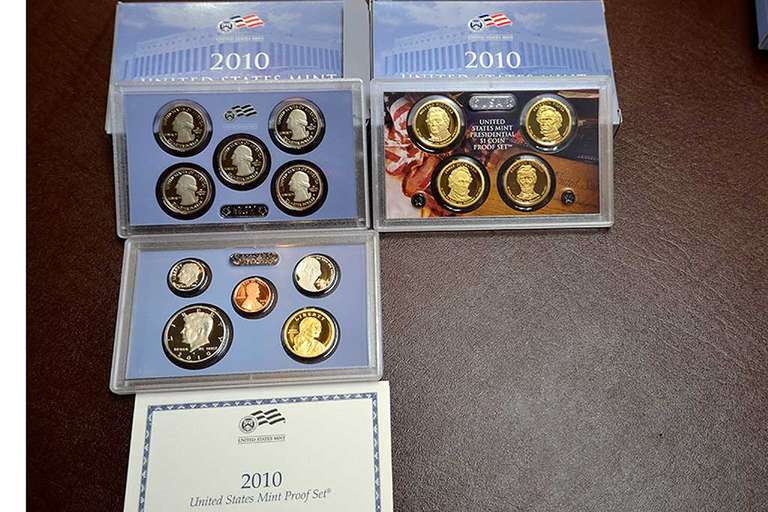 Lot of 2 2010 United States Mint Proof Sets