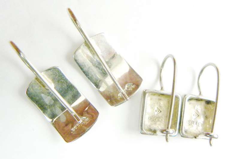 2 Pairs of Sterling Silpada Pierced Earrings