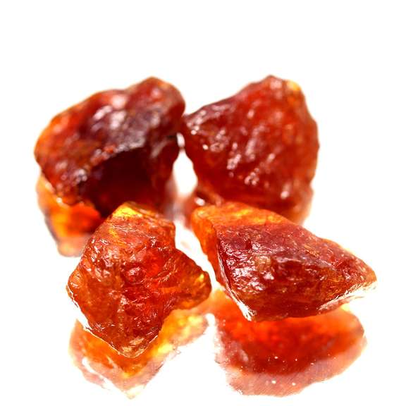 Gorgeous 29.43ct uncut Garnet set