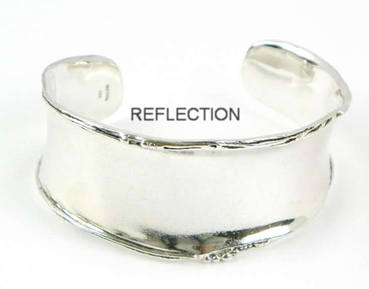 Superb Silpada Wide Sterling Silver Cuff Bracelet