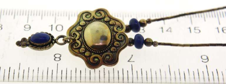 Sterling Silver Lapis Necklace