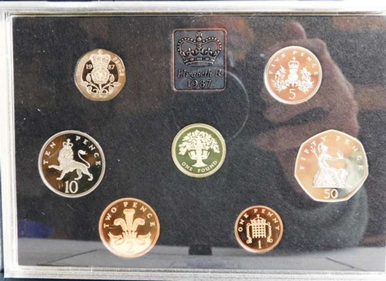 1987 United Kingdom Proof Coin Set