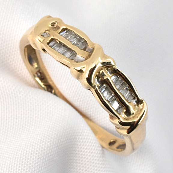 Channel Seet Baguette Diamond Ring