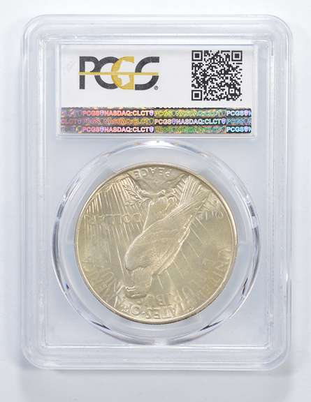 MS65 1934-S Peace Silver Dollar - Graded PCGS