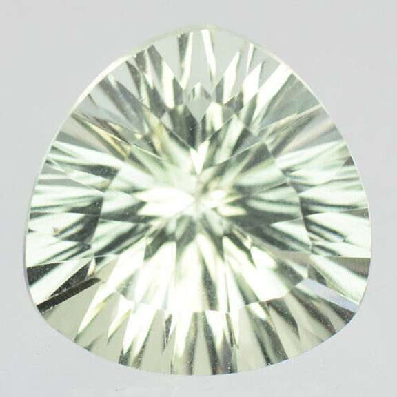 Brilliant 4.84ct platinum green Amethyst