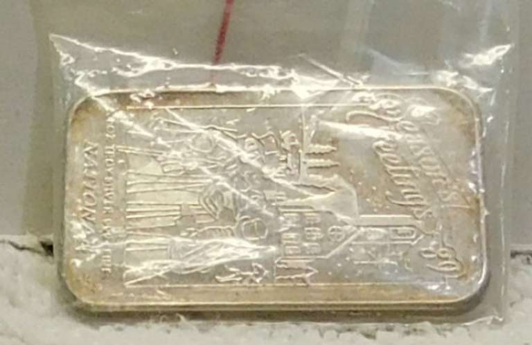 1 oz Sil Ingot Christmas
