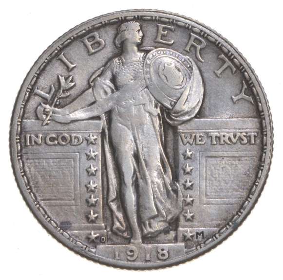 1918-D Standing Liberty Quarter