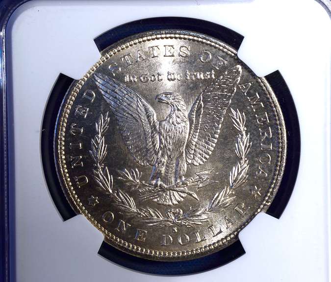 1882-S Morgan Silver Dollar, MS65 NGC