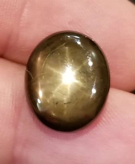 Boutique grade 16.76ct multi-star patterned Sapphire