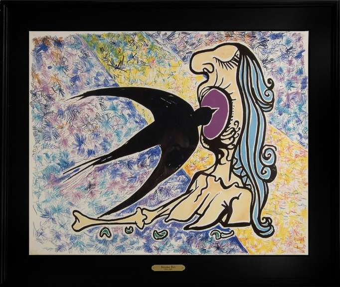 SALVADOR DALI L'HIRONDELLE 1976  DALI L'HIRONDELLE