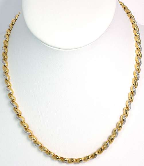 925 Vermeil Two Tone Necklace