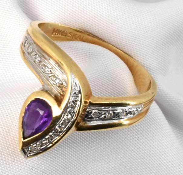 Nicely Designed Amethyst Ring