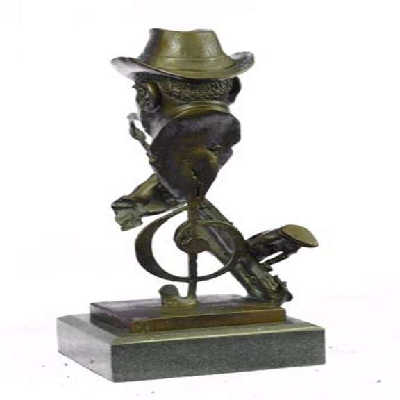 Sax Saxophone Player Salutes Jazz and Rhythm and Blues Bronze Sculpture