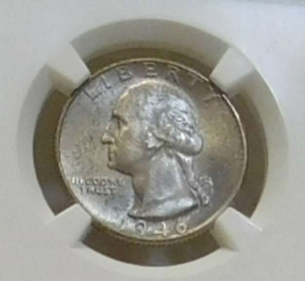 1946-S Washington Quarter NGC MS-66