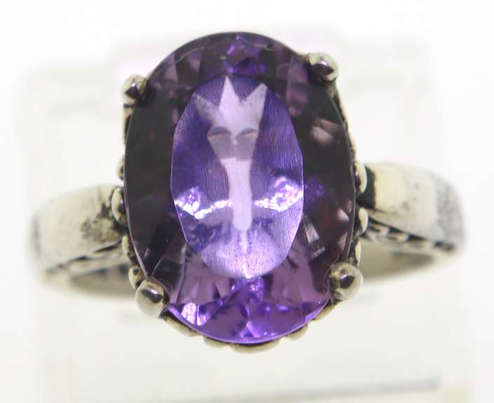 Sterling Silver Amethyst Ring