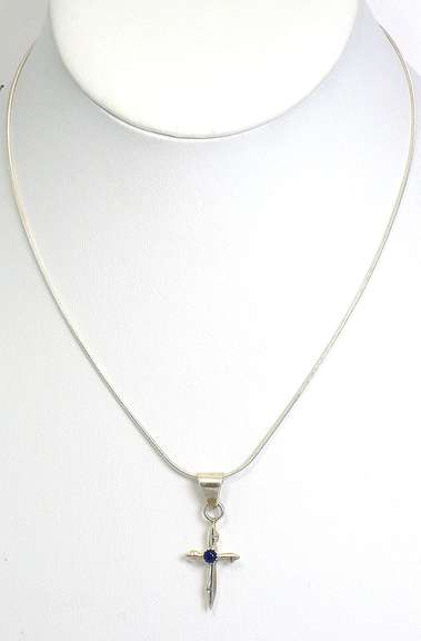 Cross Pendant & Chain in Sterling Silver