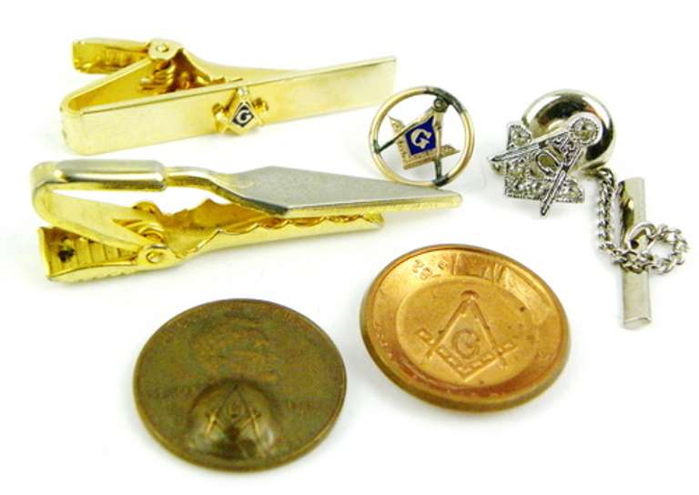 Group Lot of Vintage Masonic Collectibles