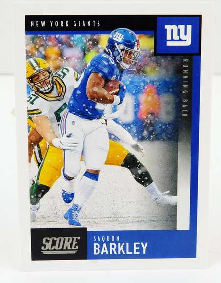 Saquon Barkley, Giants Rookie Football Card