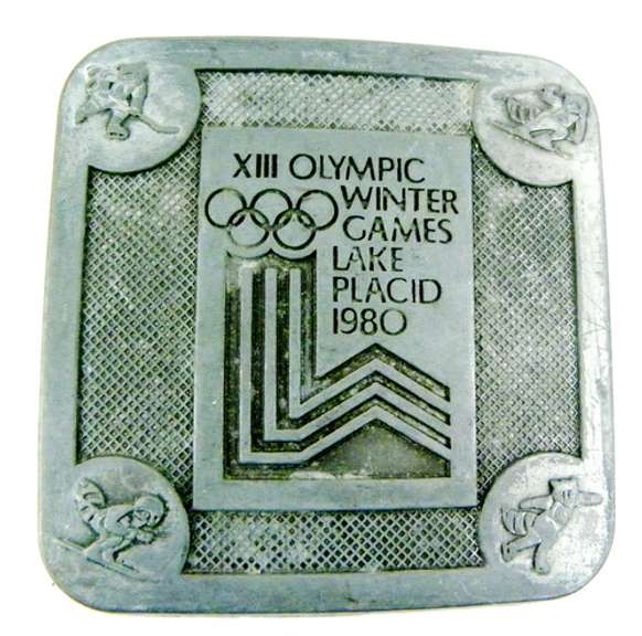1980 Olympic Winter Games Belt Buckle