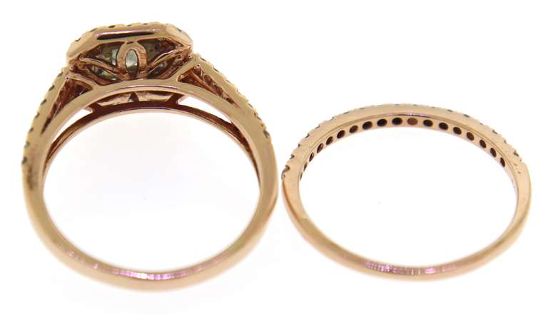 Dazzling Rose Gold 2.25ct Diamond Engagement Ring