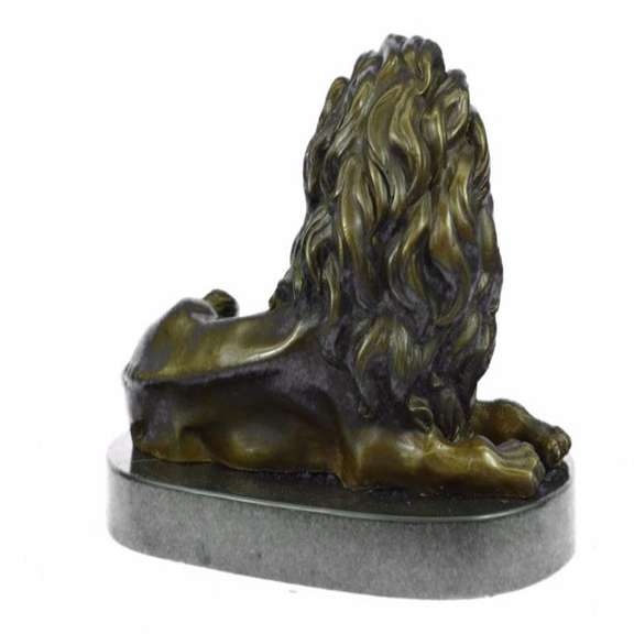 African Lion King of Jungle Edition Bronze Sculpture