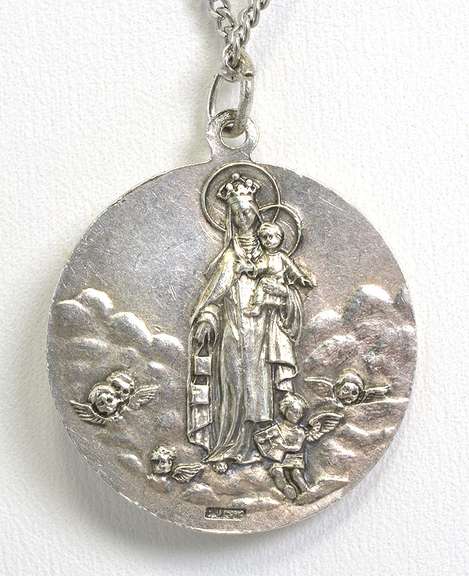Sterling Religious Pendant & Chain