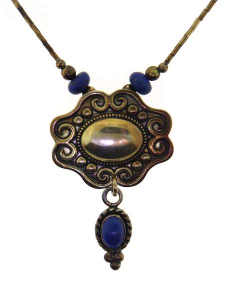 Sterling Silver Lapis Necklace