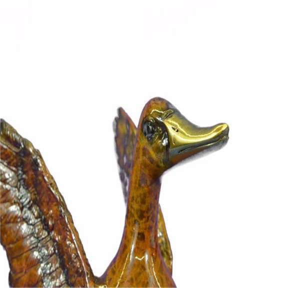 Duck Bronze Figurine