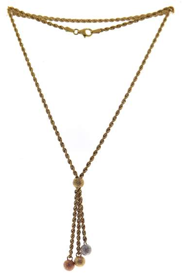 Gorgeous Rope Chain Lariat Necklace