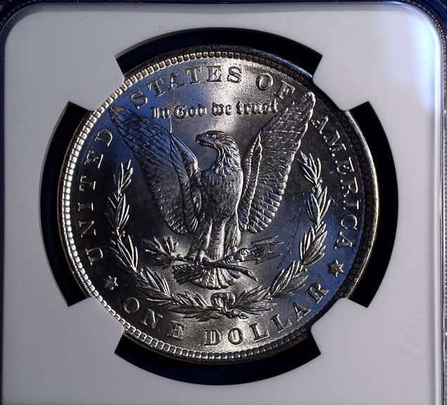 1886 Morgan Silver Dollar, MS64 NGC
