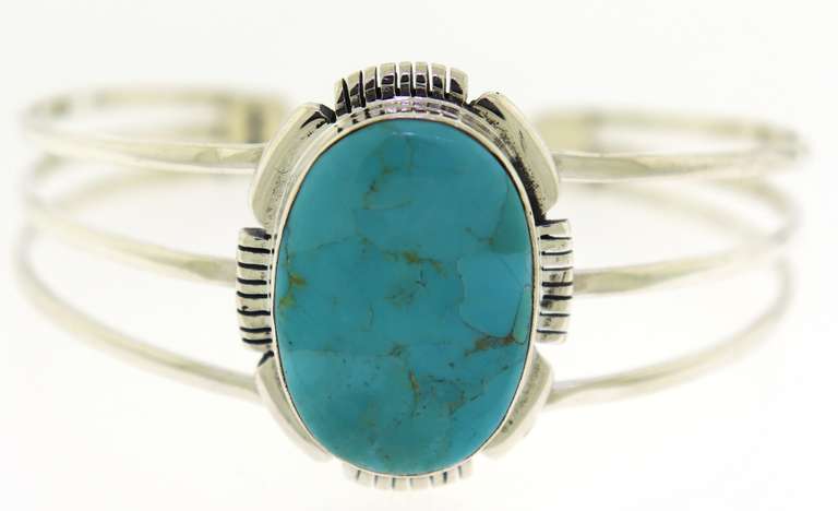 Set of Southwest style Turquoise Ring & Cuff Bracelet