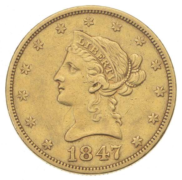 1947 $10.00 Liberty Head Gold Eagle