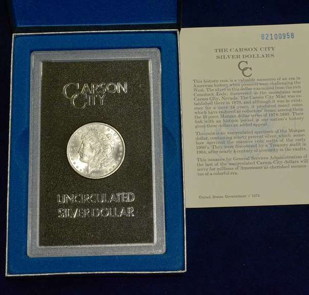 1882-CC Morgan Silver Dollar, GSA
