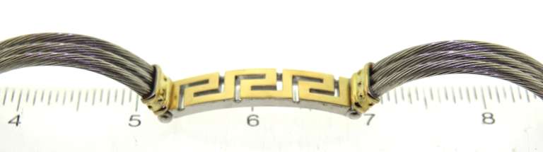 Greek Key & Cable Style Bracelet
