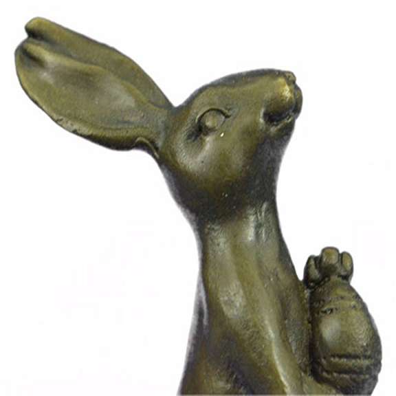 Mini Easter Bunny Bronze Sculpture