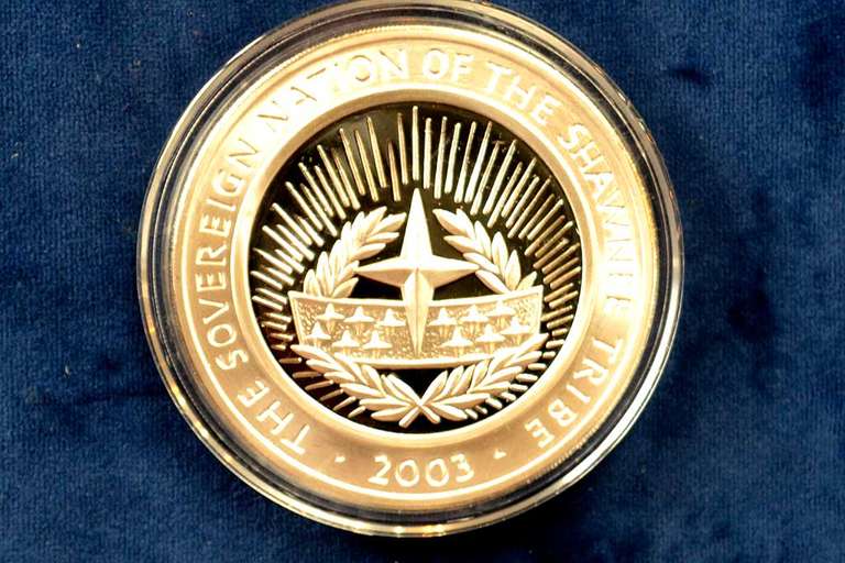 2003 4 oz Silver Shawnee Nation Lewis and Clark