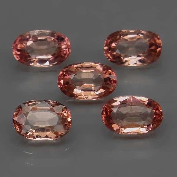Dynamic 4.25ct Padparadscha Tourmaline set