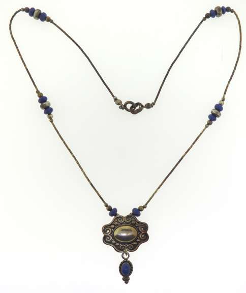 Sterling Silver Lapis Necklace