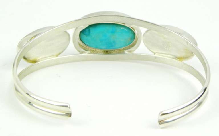 Colorful Mosaic Opal Sterling Silver Cuff