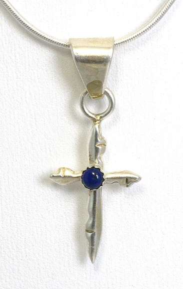 Cross Pendant & Chain in Sterling Silver